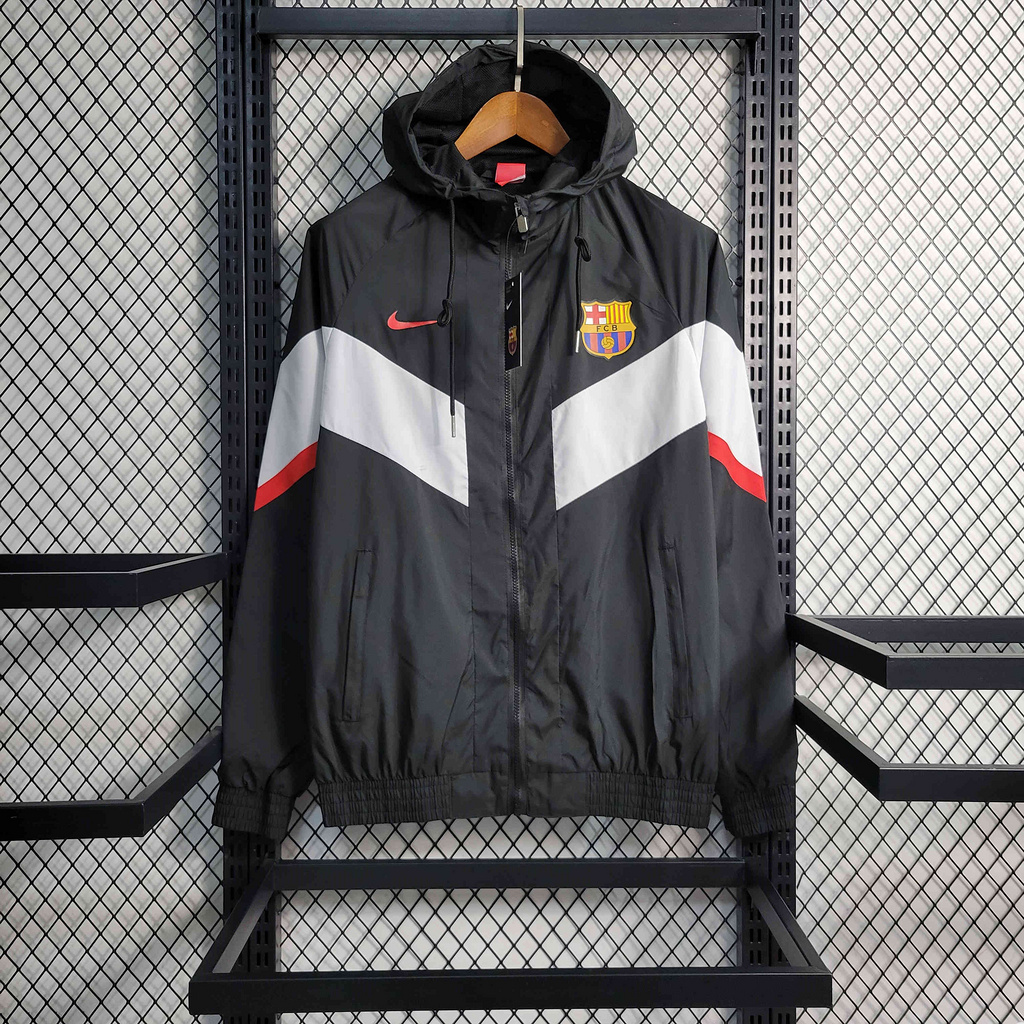 Barcelona 23-24 Black Player Windbreaker